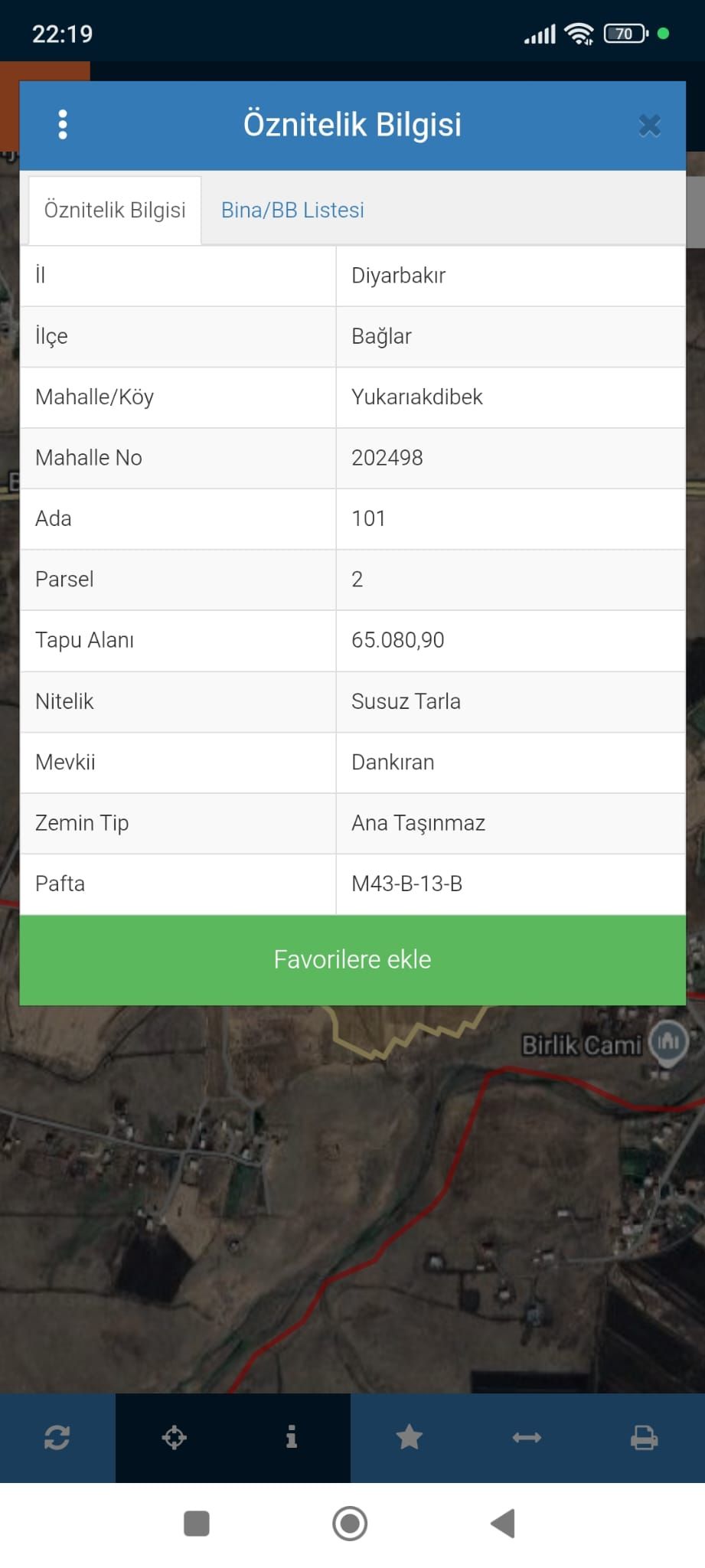 DİYARBAKIR BAĞLAR YUKARIAKDİBEK MAHALLESİNDE ACİL SATILIK ARSA