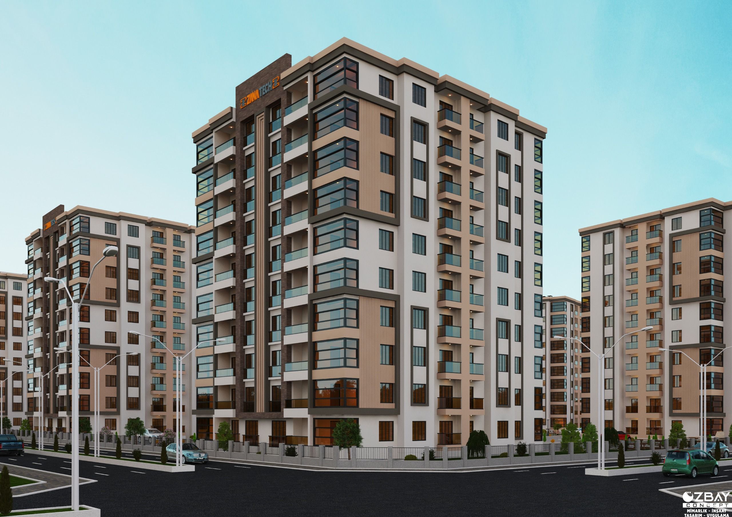 MAKROLIFE DEN SATILIK SIFIR 3.5+1 DAİRELER