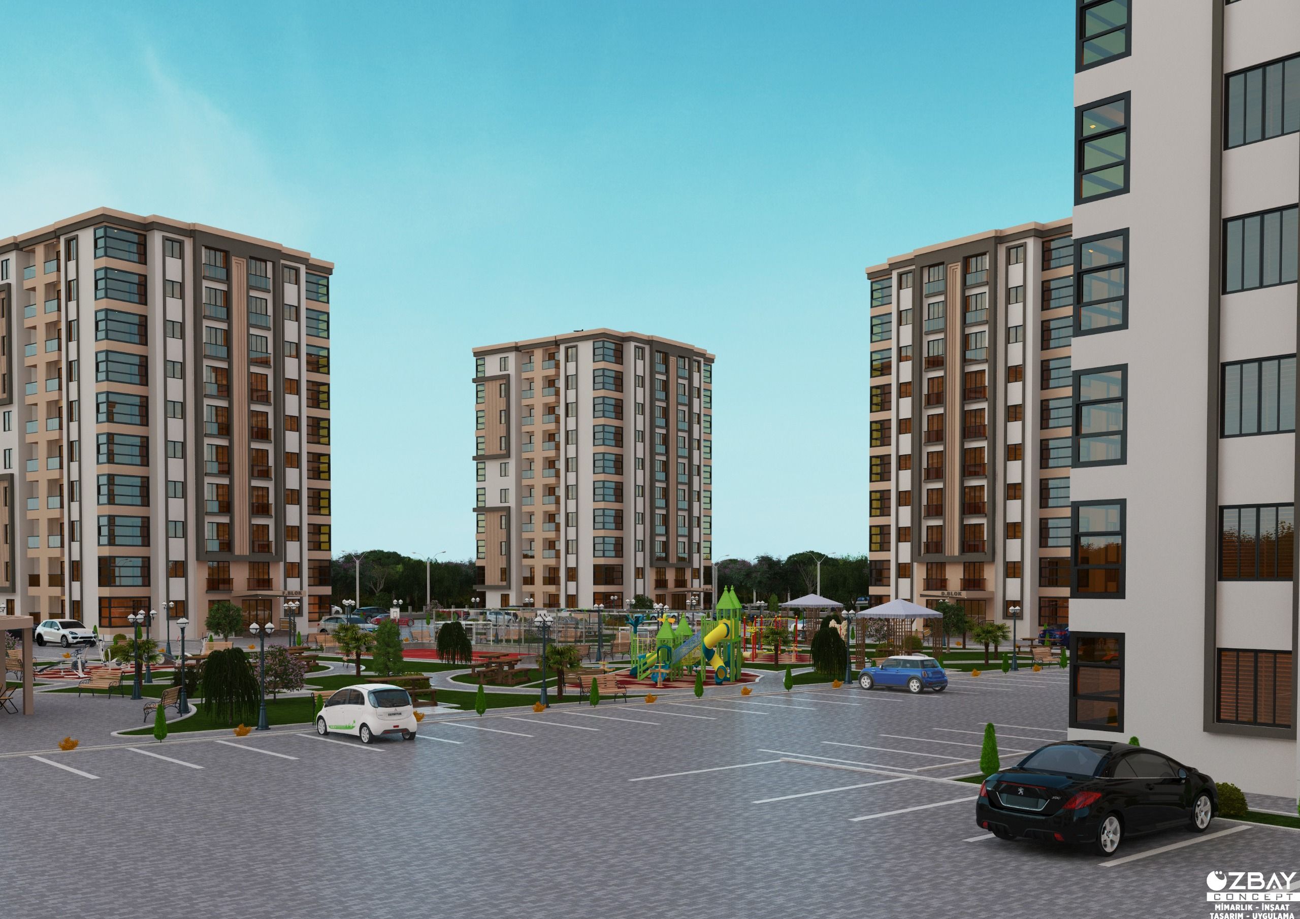 MAKROLIFE DEN SATILIK SIFIR 3.5+1 DAİRELER