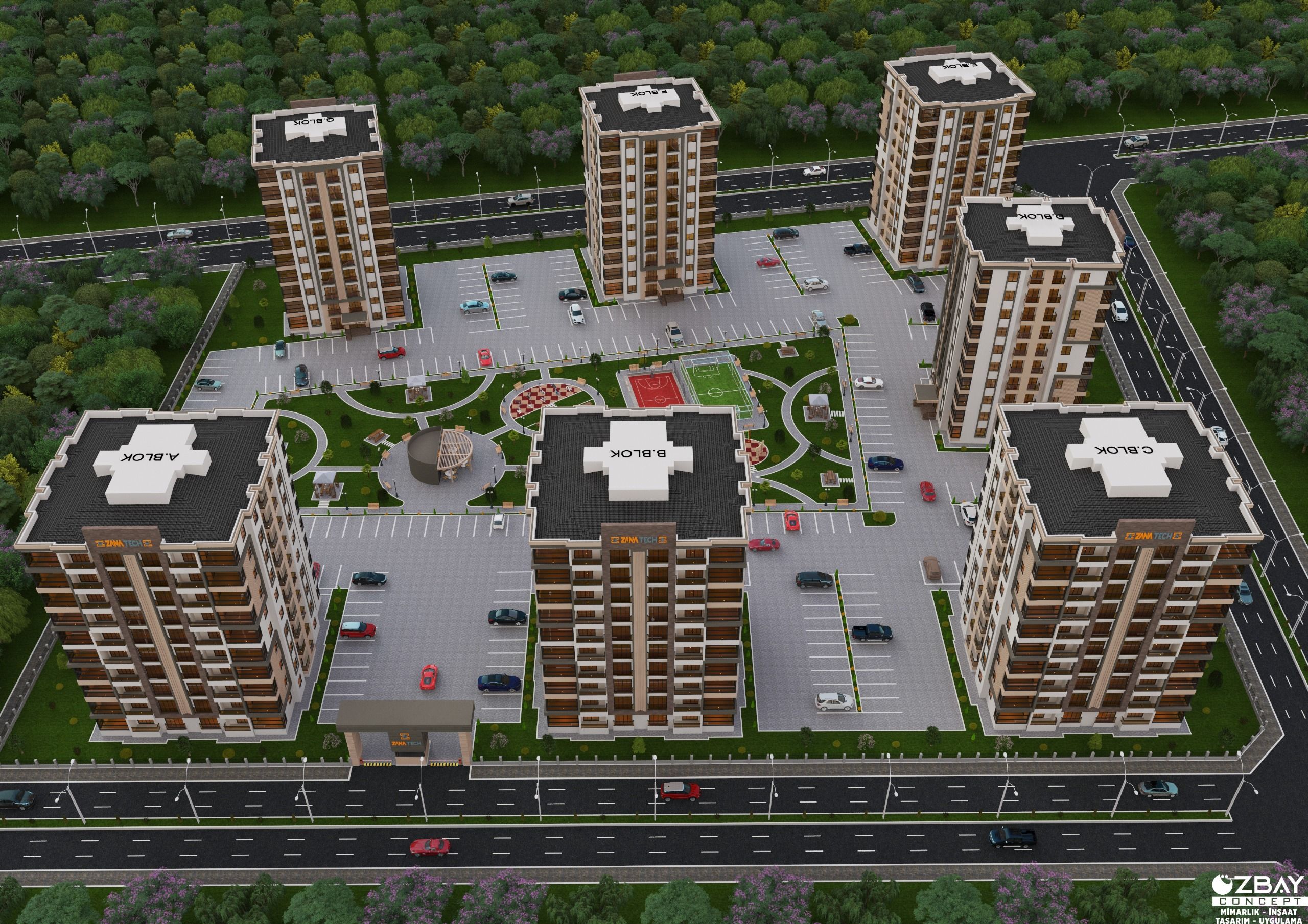 MAKROLIFE DEN SATILIK SIFIR 3.5+1 DAİRELER