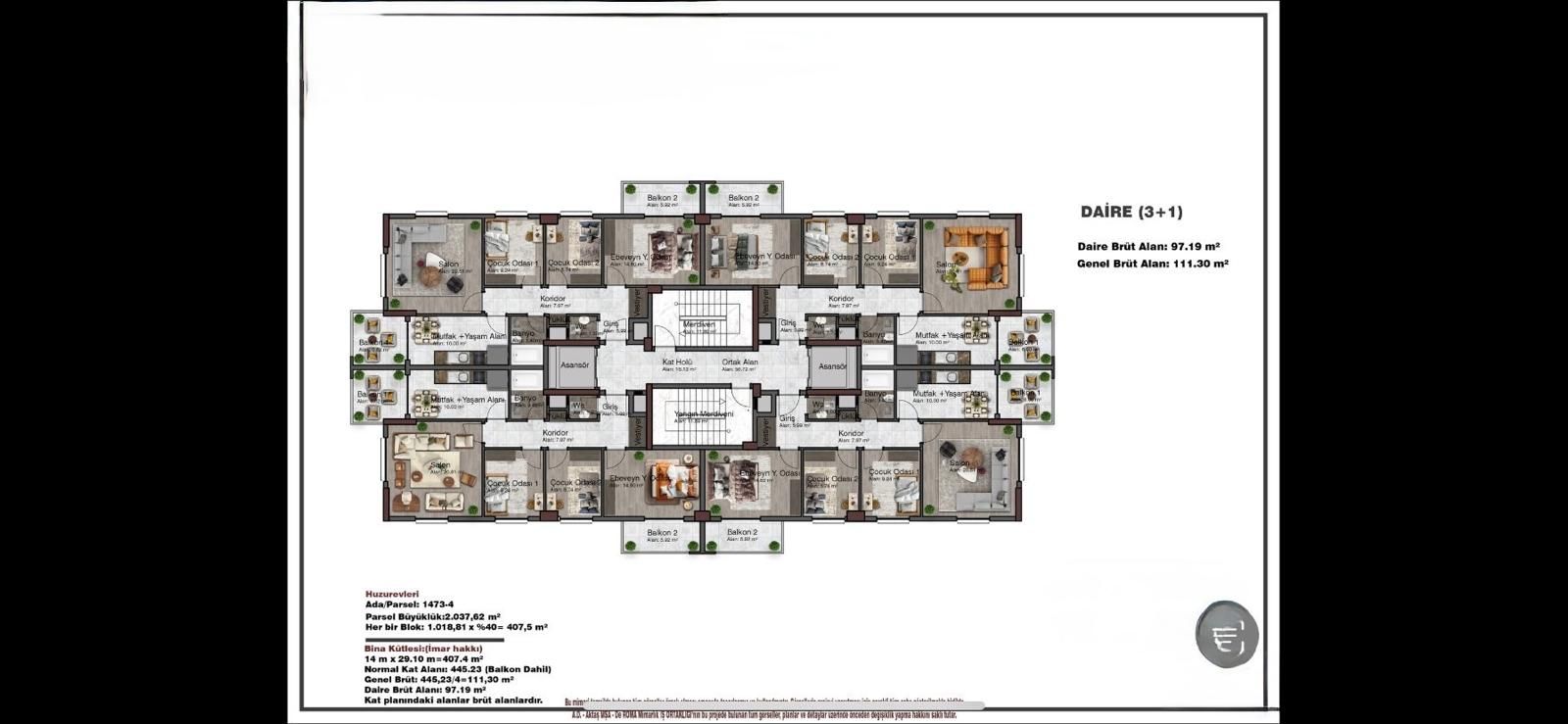 KAYAPINARIN GÖZDE BÖLGESİNDE 3+1 SIFIR DAİRE