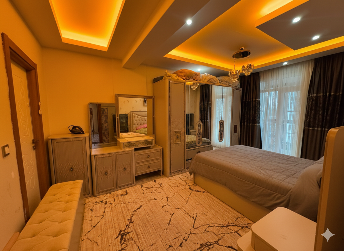 KAYAPINAR LUNA PARK ARKASINDA 4+1 LÜKS DAİREMİZ SATILIKTIR