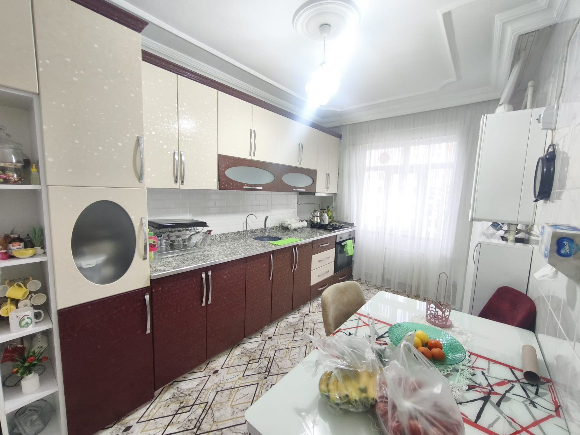 KAYAPINAR SPOR KOMPLEKSİ YANI 3+1 FUL YAPILI ARA KAT DAİRE