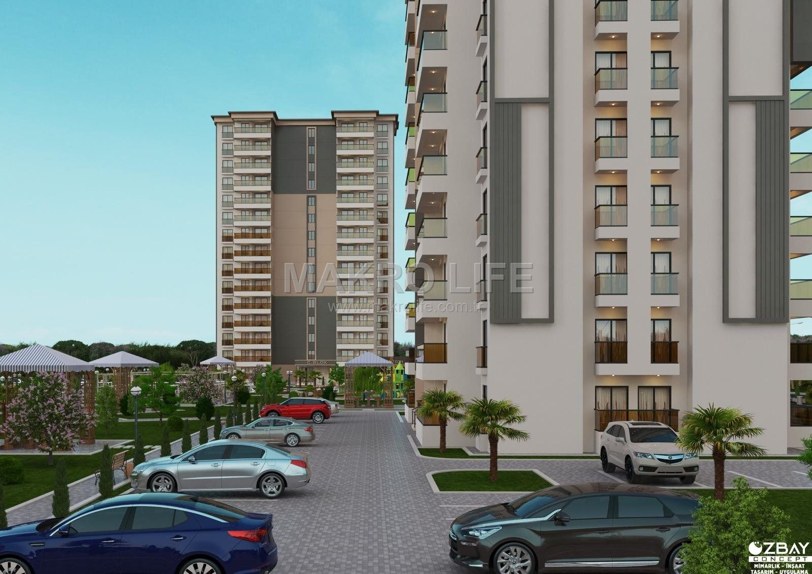 MAKROLIFE DEN SATILIK SIFIR TEMELDEN 2+1 DAİRELER