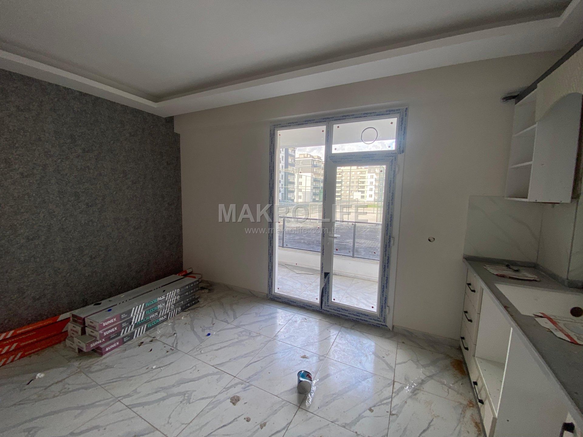 ŞEHİR HASTANESİ CİVARI SATILIK 1+1 DAİRE