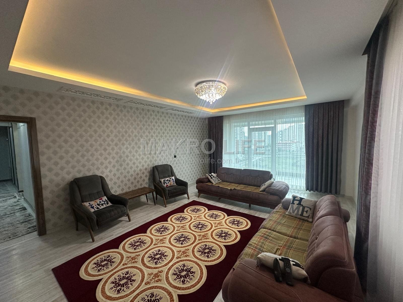 YENİ ŞEHİR HASTANESİNE SIFIR KONUMDA LÜX 4.5+1 SATILIK DAİRE