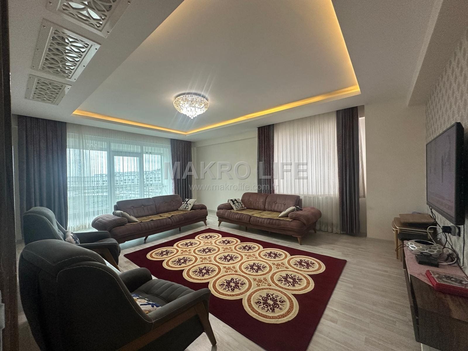 YENİ ŞEHİR HASTANESİNE SIFIR KONUMDA LÜX 4.5+1 SATILIK DAİRE
