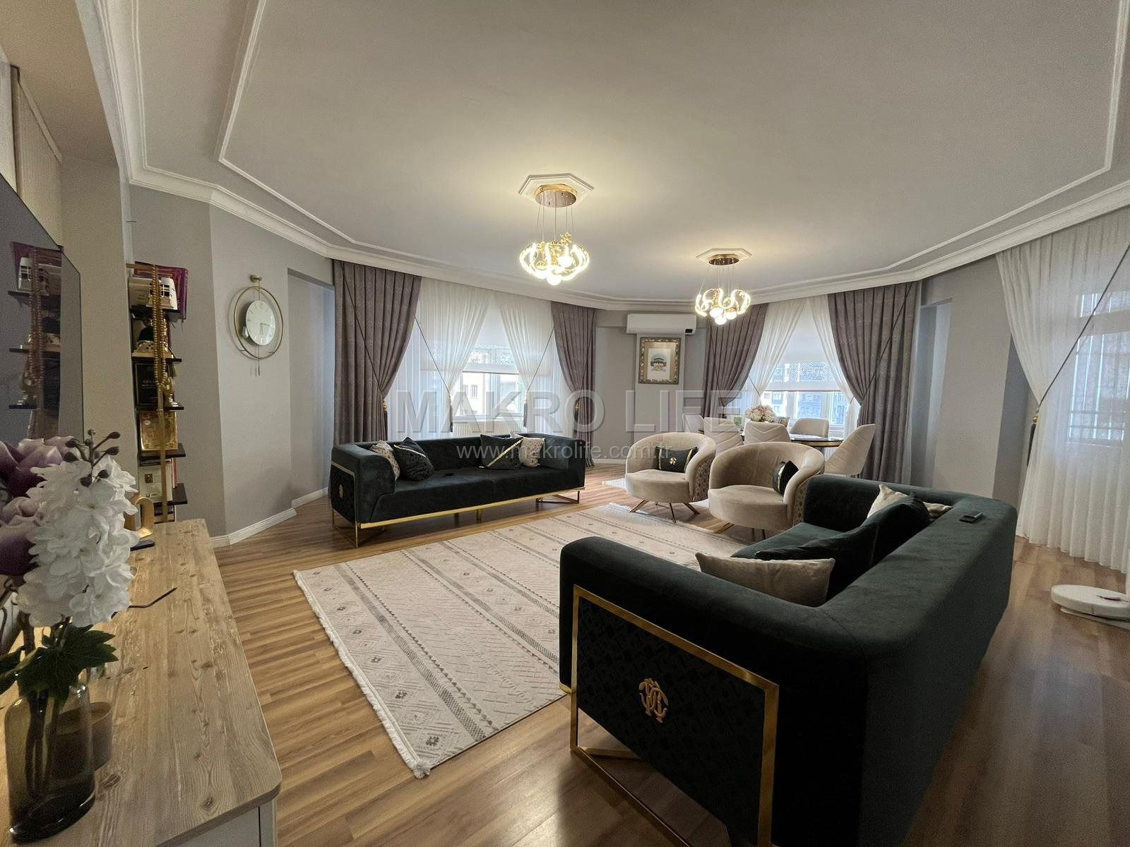 KAYAPINAR KENT MEYDANI CİVARI FULL YAPILI 3+1 SATILIK DAİRE