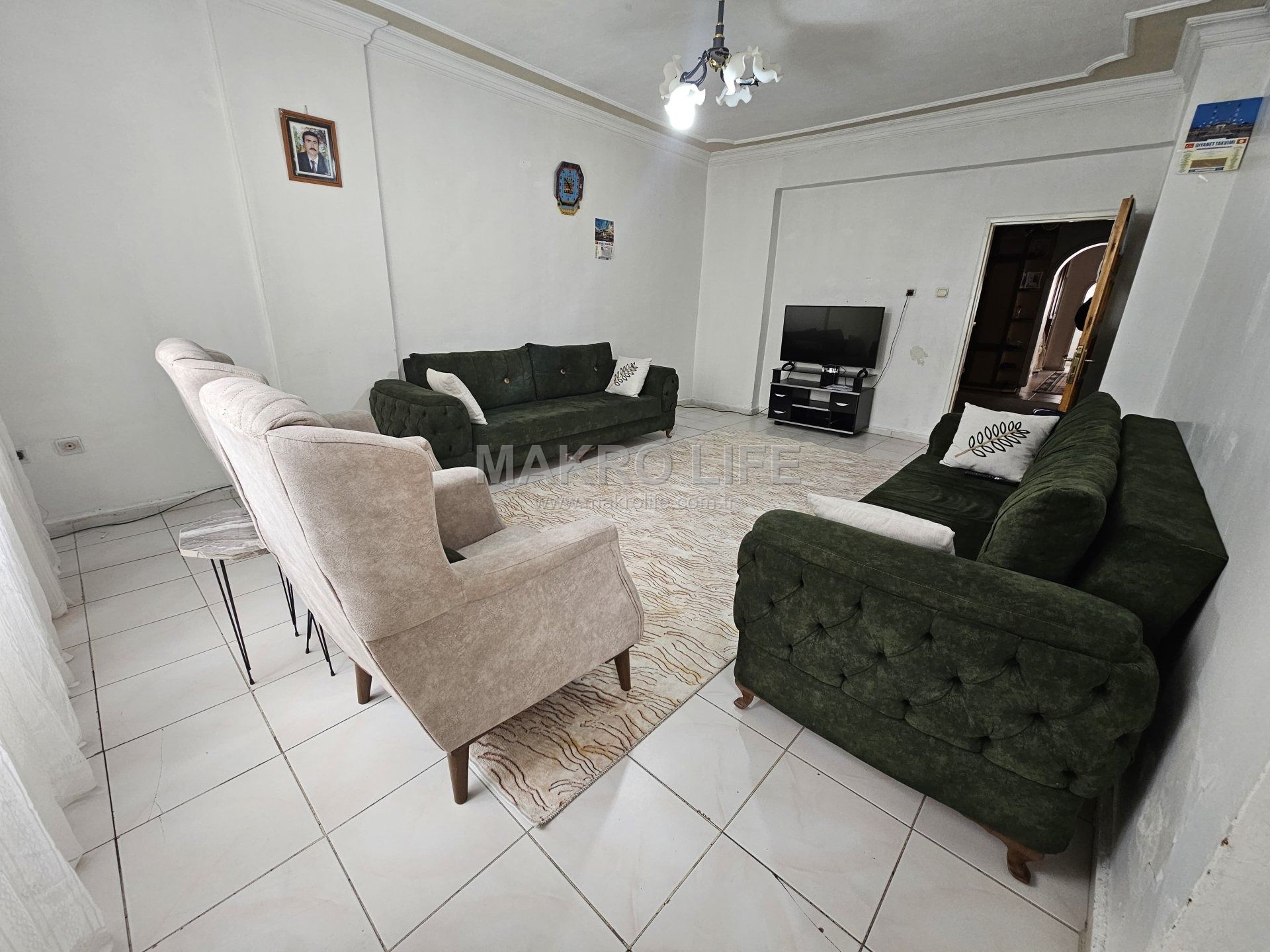 POLİS OKULU CİVARI SATILIK FIRSAT ARA KAT 3+1 DAİRE