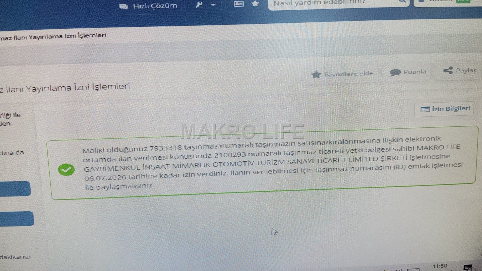 KANTAR CİVARI SATILIK 3+1 DAİRE